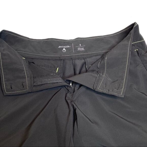 Antigua black with green trim golf shorts size 8 - Picture 14 of 14